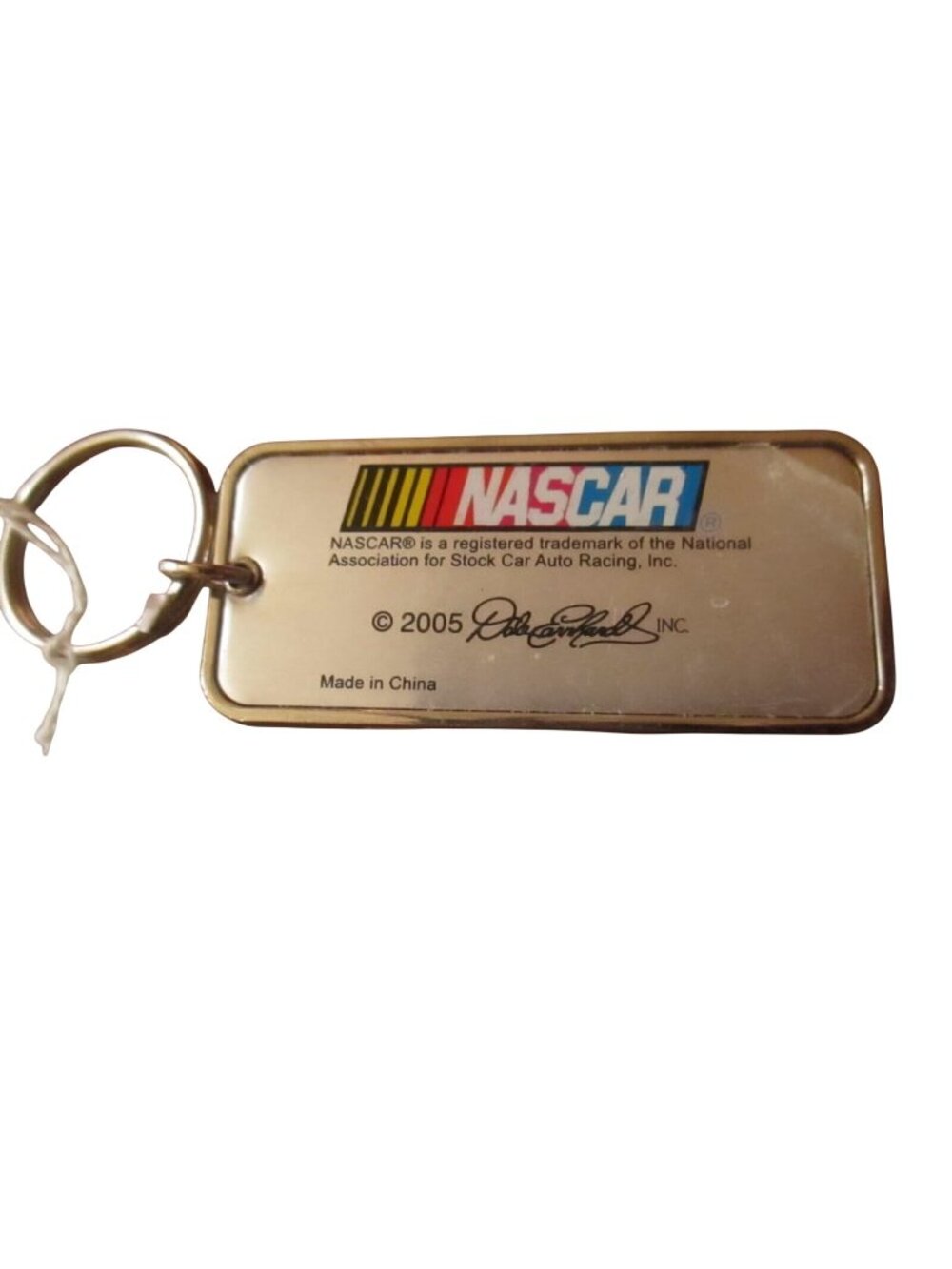 NOS 2005 Vintage Dale Earnhardt NASCAR Keychain Key Ring Chain Hangtag